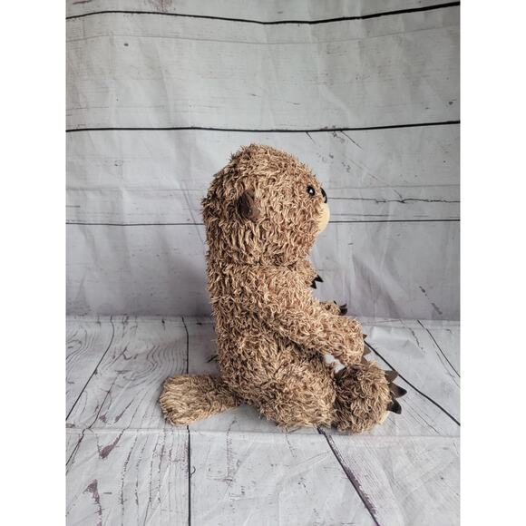 Build A Bear Beaver Plush Stuffed Animal 14in Long Brown Fur Sits Up BABWS - Picture 4 of 9